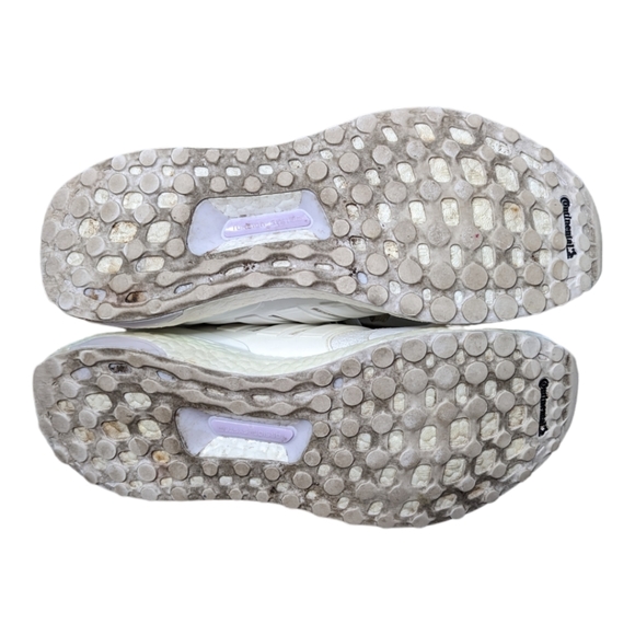 Adidas white Ultra boost YYA 606001 Supportive cloud running shoes EUC Women's 9 - Picture 4 of 7